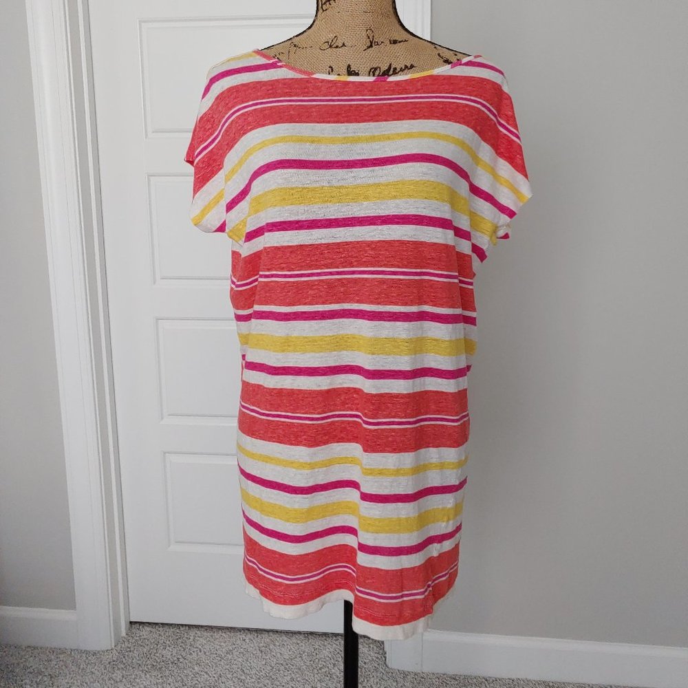 ⭐ LOFT Beach Striped cover-up Large